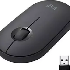 Logitech Pebble M350 Wireless/Bluetooth Mouse – Graphite