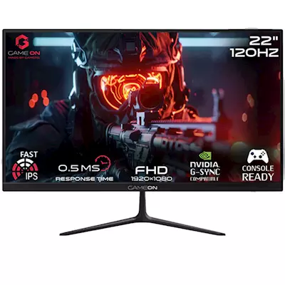 GAMEON 22" FHD, 120Hz, MPRT 0.5ms, HDMI 2.1, Fast IPS Gaming Monitor