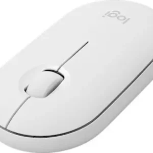Logitech Pebble M350 Wireless/Bluetooth Mouse – Off White