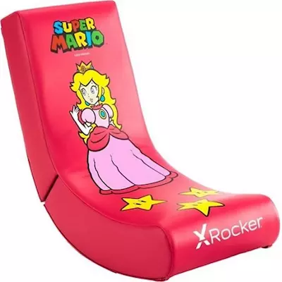 X-Rocker Nintendo All-Star Peach Video Rocker Gaming Chair