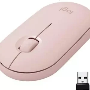 Logitech Pebble M350 Wireless/Bluetooth Mouse – Rose
