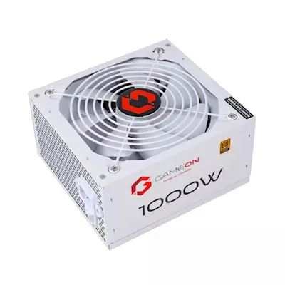 GAMEON - SPY2 ATX 1000 WATTS 80 PLUS Gold Value Gaming Power Supply - White